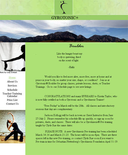Gyrotonic Boulder